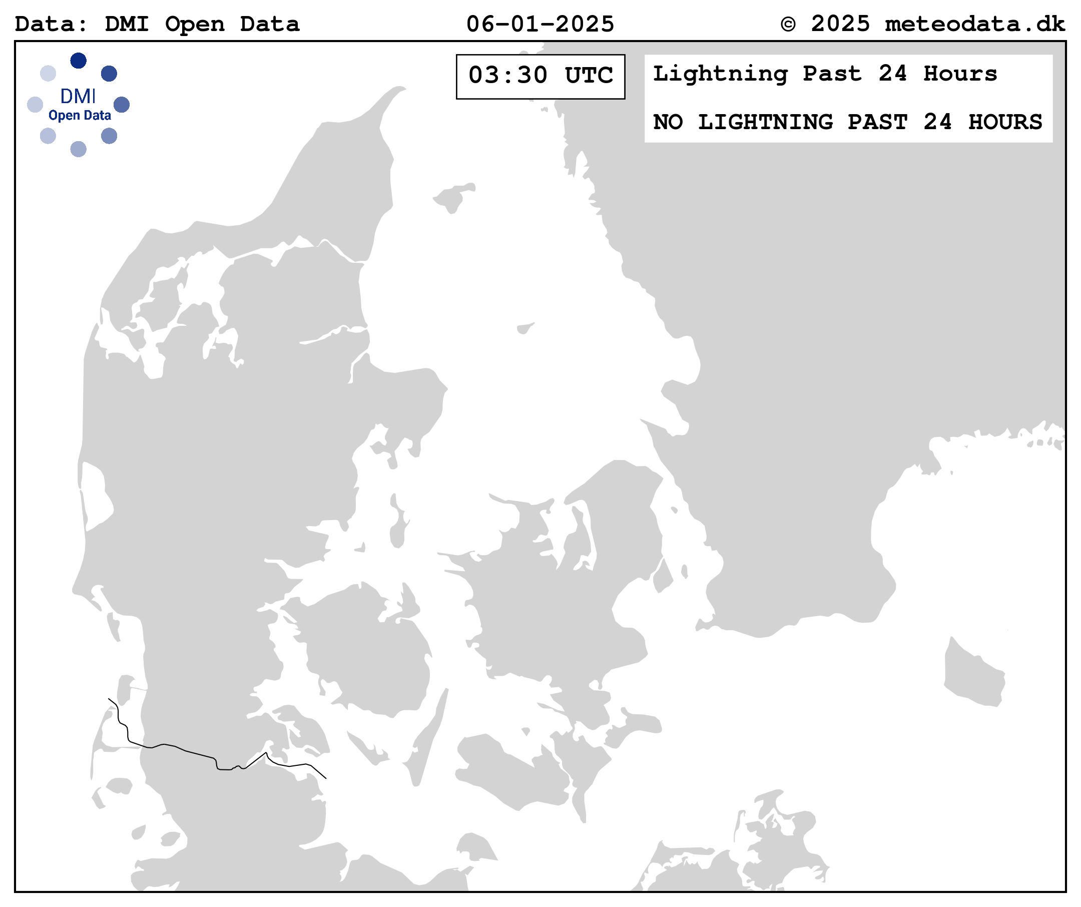 Lightning Past 24 Hours