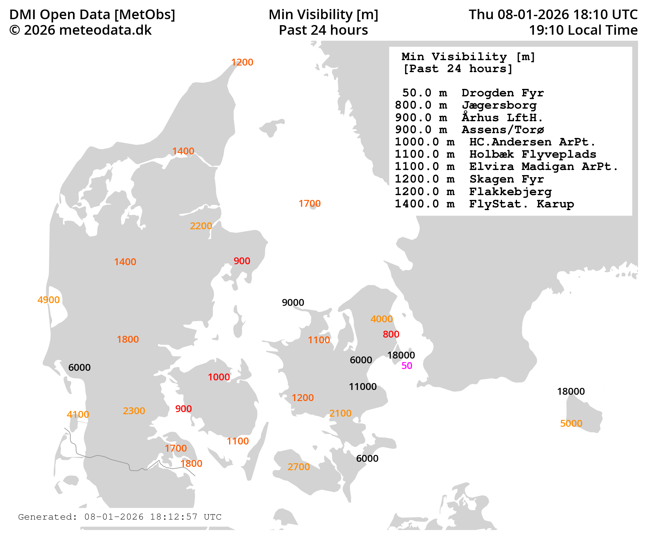 min visibility today